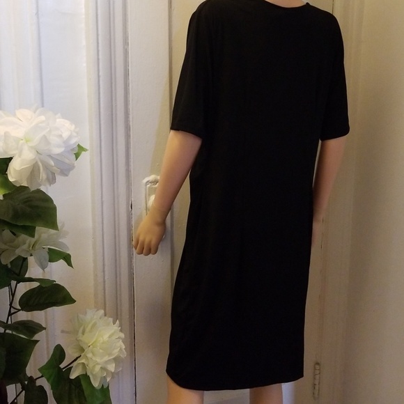 Ashley Stewart Elegant Black/Gold Dress 14/16 NWT - Picture 5 of 8